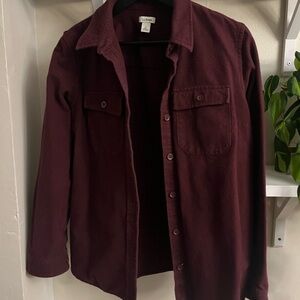 L.L. BeanMaroon Button-Up Shirt